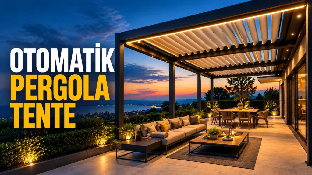 Otomatik Tente Pergola 1