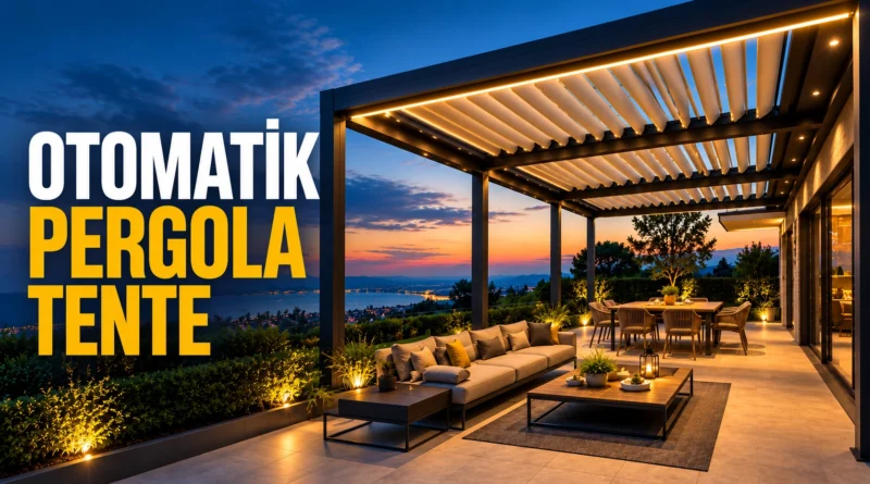 Otomatik Tente Pergola 1